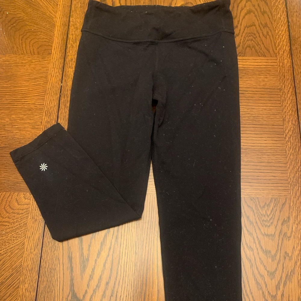 2 Pairs Athleta Chit Chat & Run With It Leggings (Size 14)